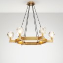 Loft Industry Modern - Droplet Circle Chandelier